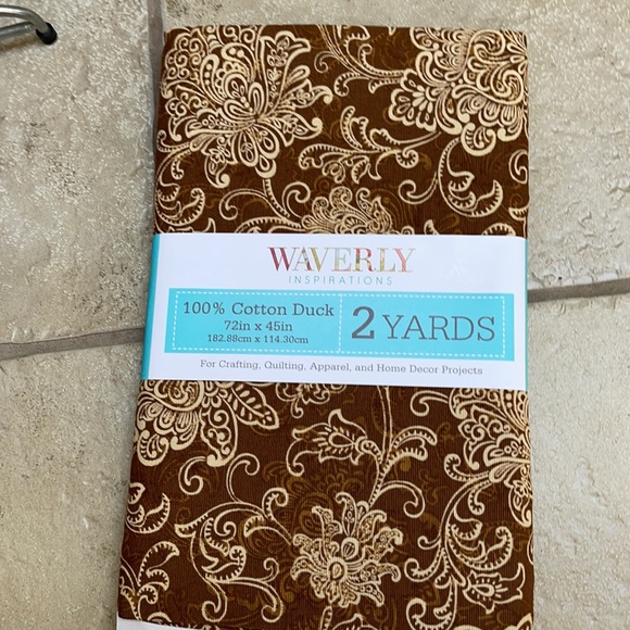 Waverly cotton fabric paisley floral print - Picture 1 of 5